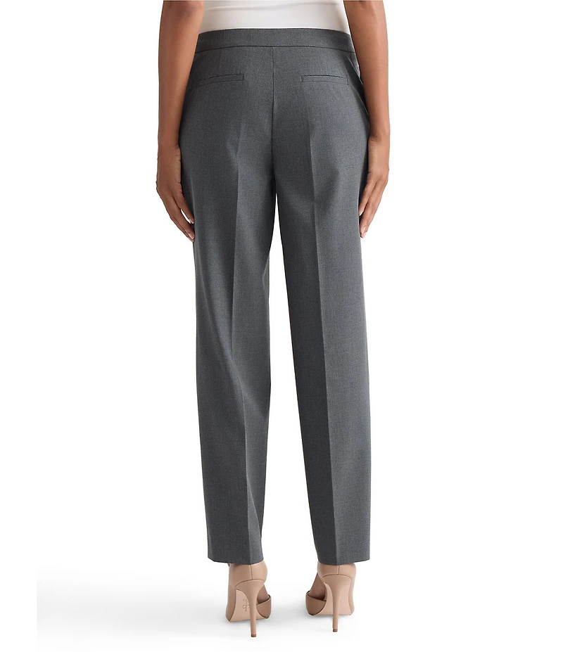 Kasper Petite Washable Flat Front Pants