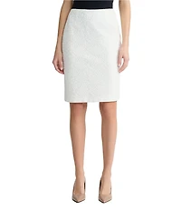 Kasper Pettie Bonded Lace Pencil Skirt