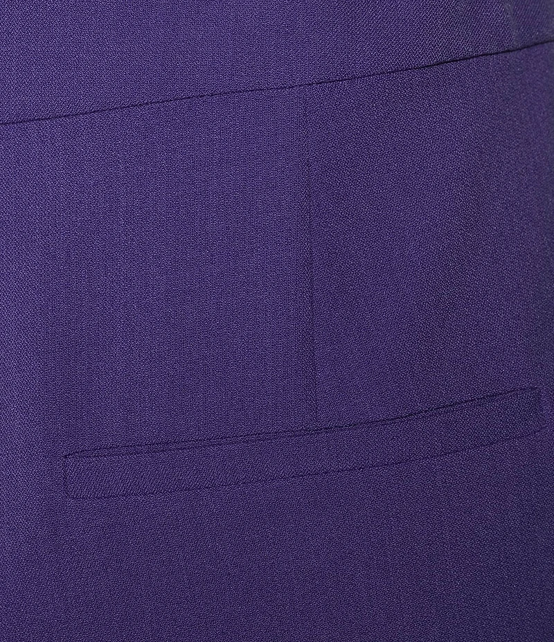 Kasper Plus Size Crepe Fly Front Slim Leg Pants