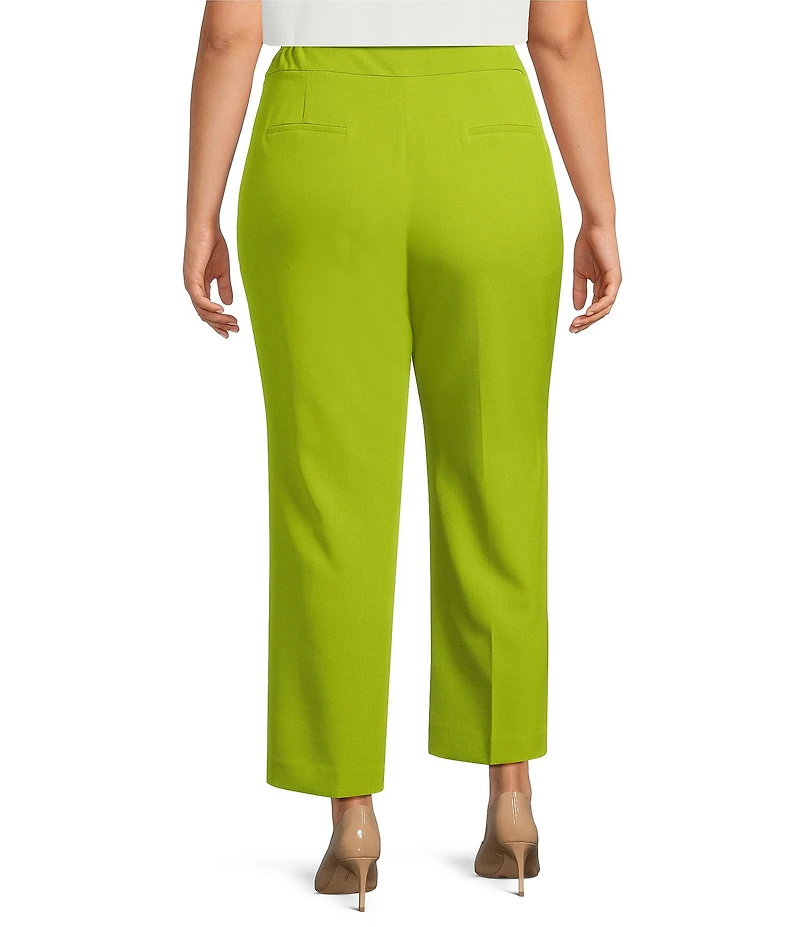 Kasper Plus Size Crepe Slim Pants