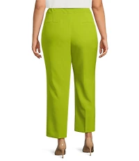 Kasper Plus Size Crepe Slim Pants