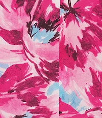 Kasper Plus Size Floral Printed 3/4 Ruffle Sleeve Blouse