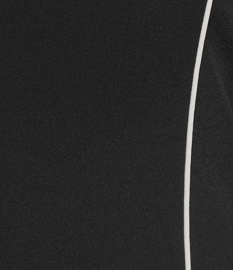 Kasper Plus Size Stretch Crepe Crew Neck Sleeveless Piping Sheath Dress