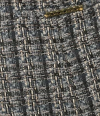 Kasper Plus Size Tweed Long Sleeve Open Front Cardigan