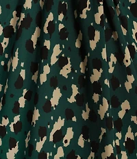 Kasper Printed Sleeveless V-Neck Knot Front Blouse