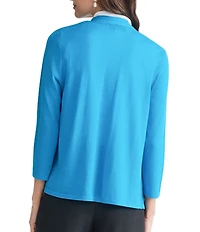Kasper Pull On Cardigan