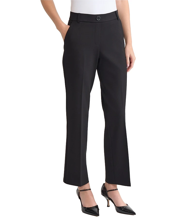 Kasper Pull On Faux Fly Crepe Trouser Pants