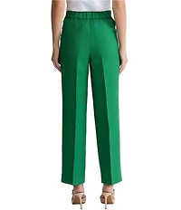 Kasper Pull On Slash Pocket Wide Leg Pants