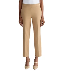 Kasper Pull On Stretch Twill Crop Pants