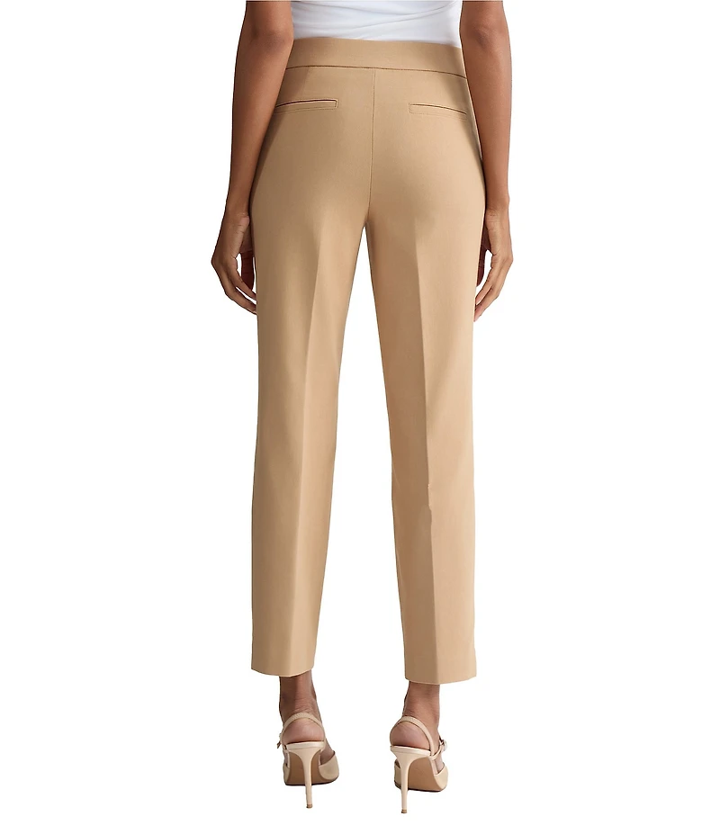 Kasper Pull On Stretch Twill Crop Pants
