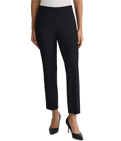 Kasper Pull On Stretch Twill Crop Pants