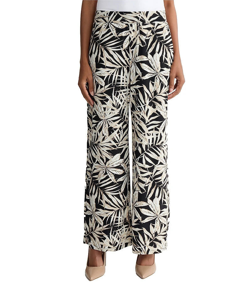 Kasper Pull On Wide Printed Ankle Pant
