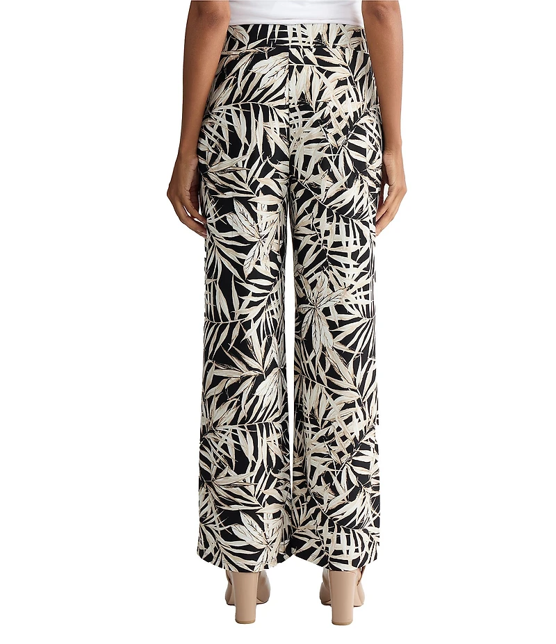 Kasper Pull On Wide Printed Ankle Pant