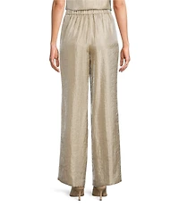 Kasper Shimmer Twill Pull On Wide Leg Pants