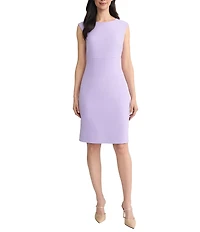 Kasper Sleeveless Knee Length Sheath Dress
