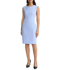 Kasper Sleeveless Knee Length Sheath Dress