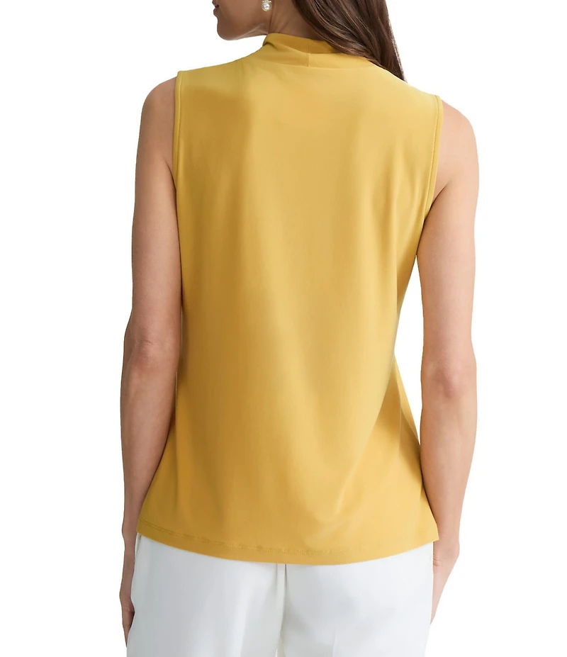 Kasper Sleeveless Knot Front Blouse