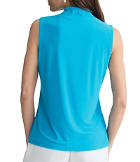 Kasper Sleeveless Knot Front Blouse