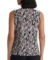 Kasper Sleeveless Knot Front Blouse