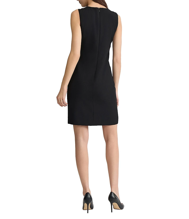 Kasper Sleeveless Short Dress With Bows