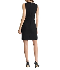 Kasper Sleeveless Short Dress With Bows