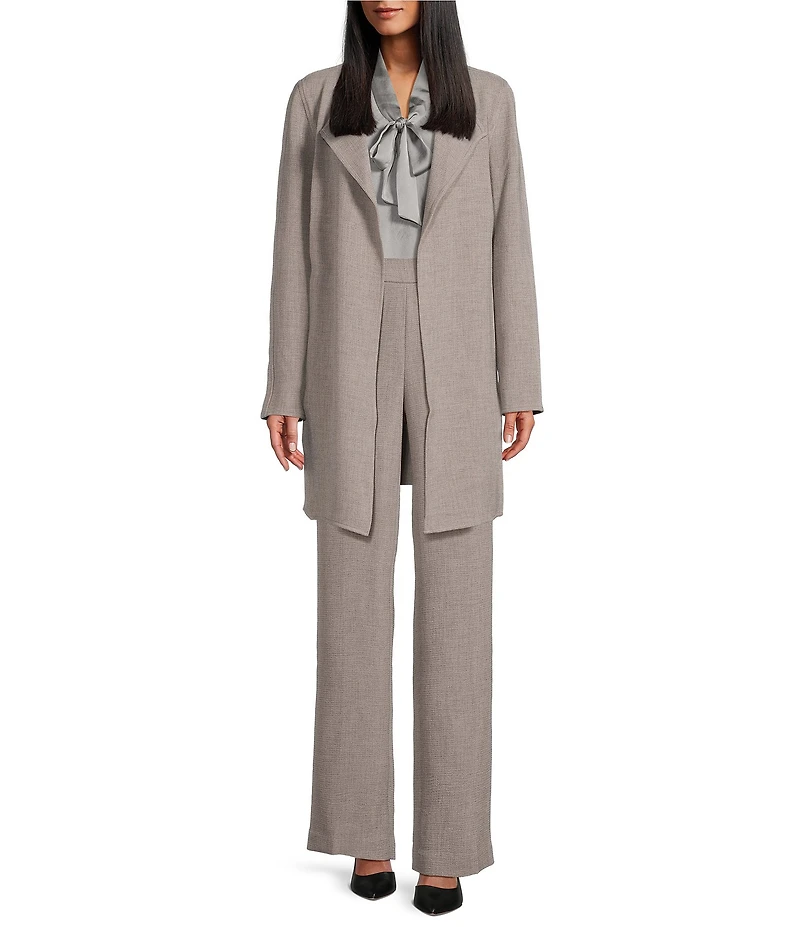 Kasper Stretch Crepe Elastic Back Pull-On Trouser Pants