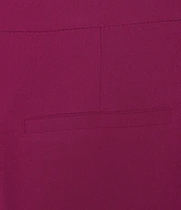 Kasper Stretch Crepe Fly Front Slim Pants