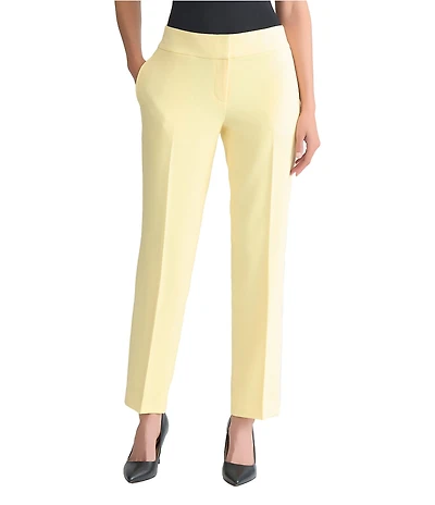 Kasper Stretch Crepe Slim Pants