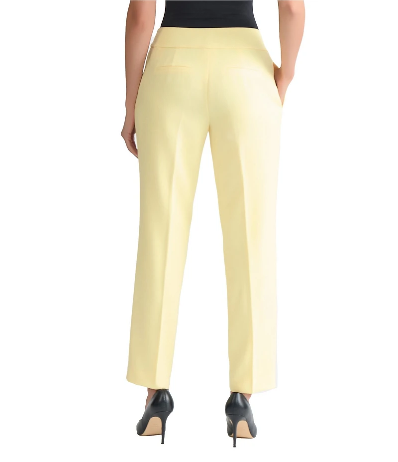 Kasper Stretch Crepe Slim Pants
