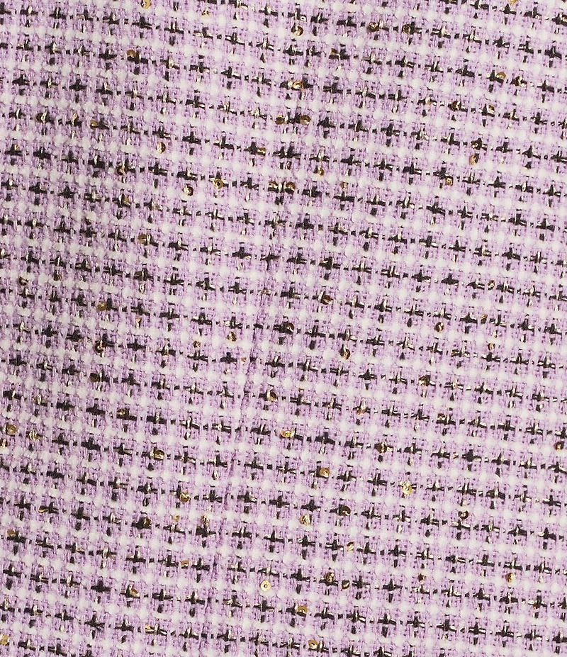 Kasper Tweed Open Front 3/4 Sleeve Jacket