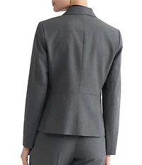 Kasper Two Button Washable Long Sleeve Jacket