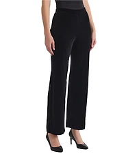 Kasper Velvet Wide Leg Pull On Pants