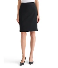 Kasper Washable Pencil Knee Length Skirt