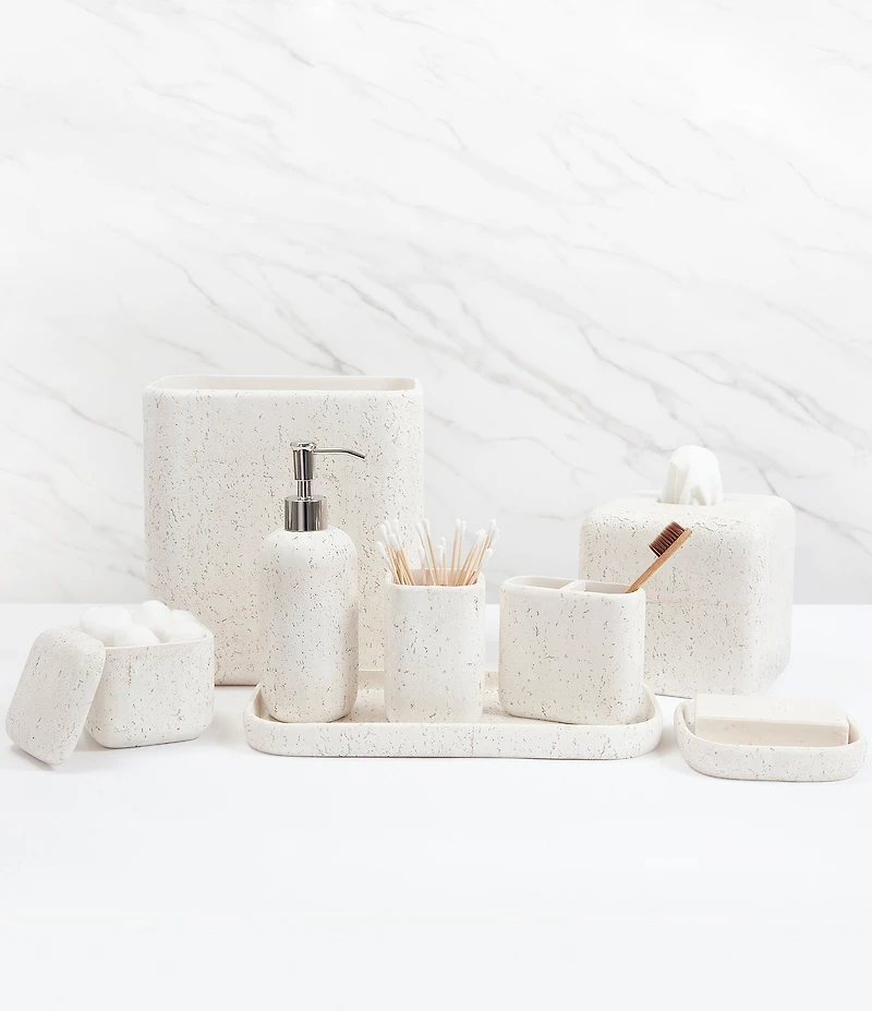 Kassatex Aman Collection Cotton Storage Jar with Lid