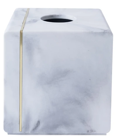 Kassatex Bergen Collection Resin Tissue Box Holder