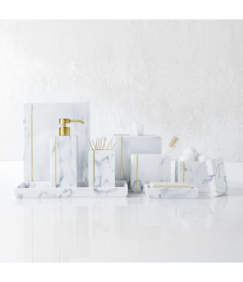Kassatex Bergen Collection Resin Wastebasket