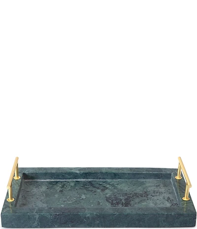 Kassatex Esmeralda Marble Tray with Handles