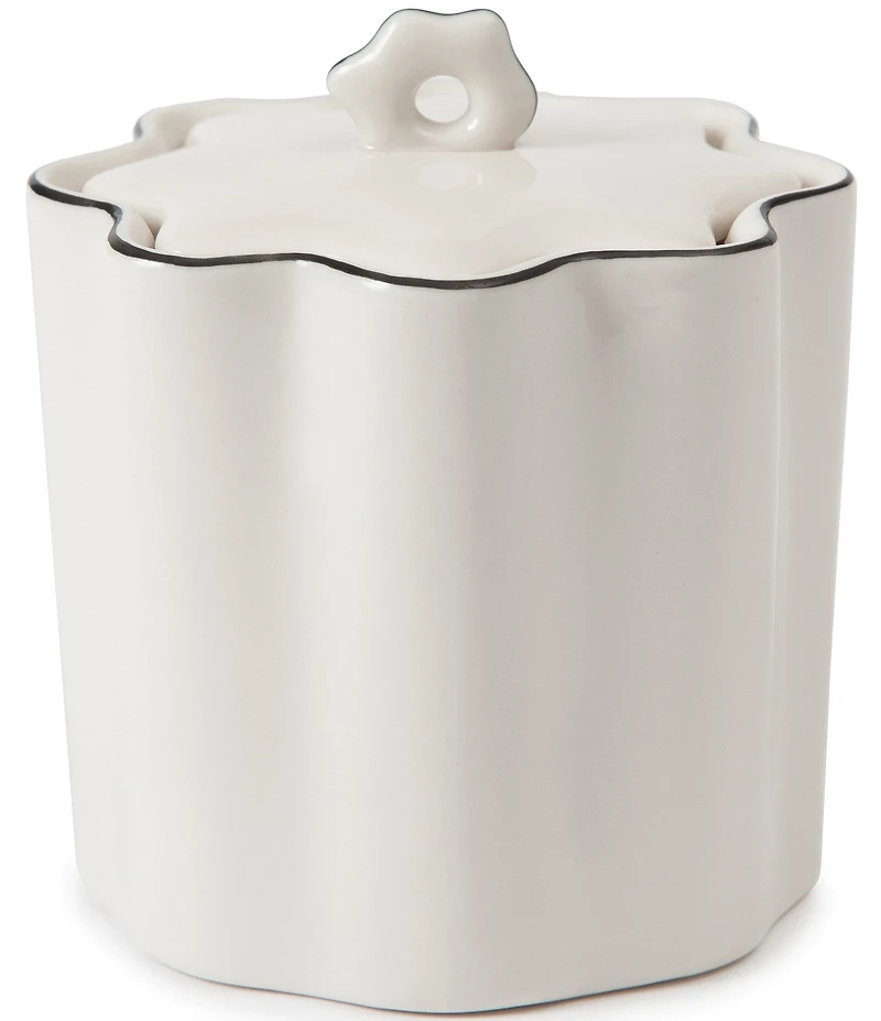 Kassatex Le Marais Collection Porcelain Cotton Jar