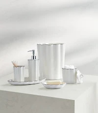 Kassatex Le Marais Collection Porcelain Wastebasket