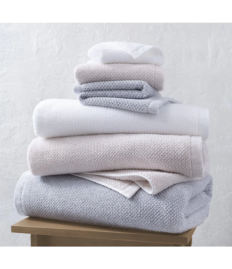 Kassatex Lisboa Collection Zero Twist Cotton Bath Towels