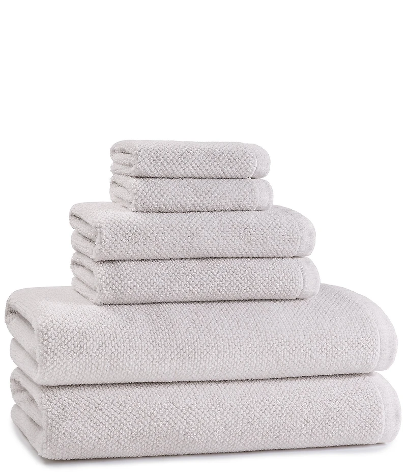 Kassatex Lisboa Collection Zero Twist Cotton Bath Towels