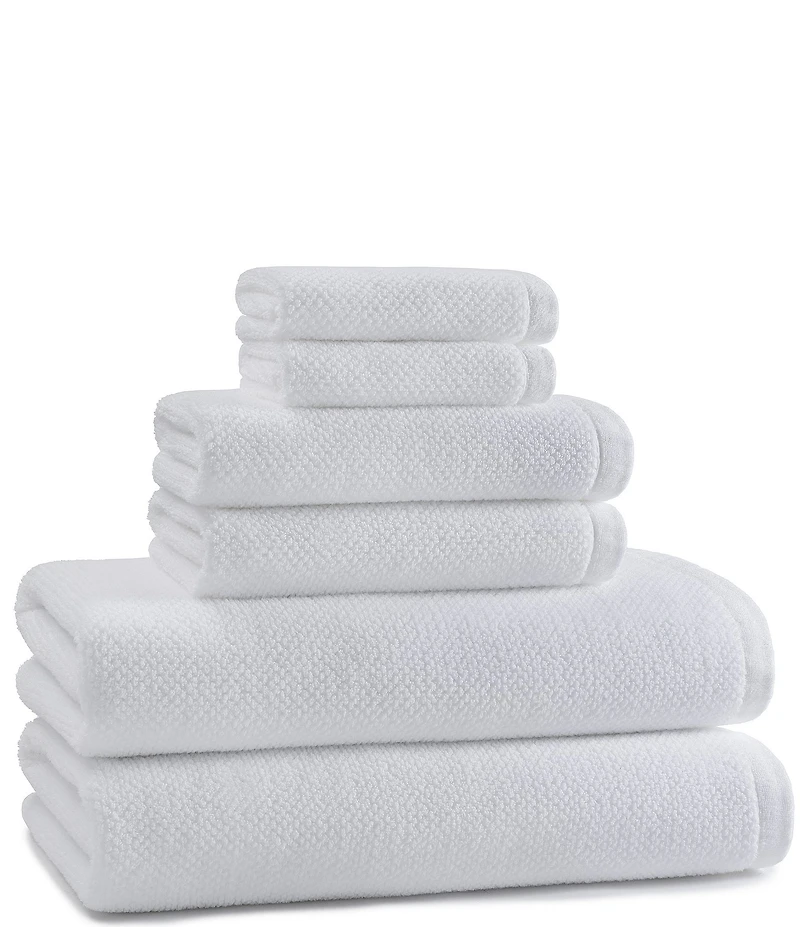Kassatex Lisboa Collection Zero Twist Cotton Bath Towels