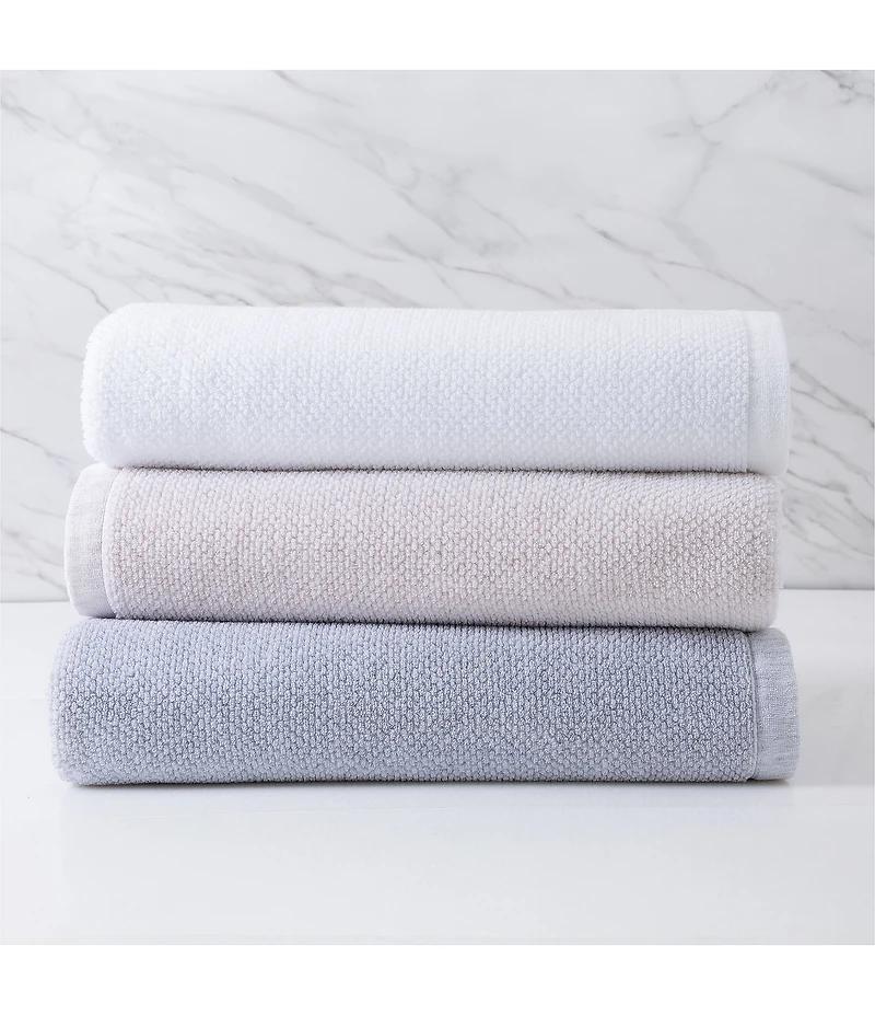 Kassatex Lisboa Collection Zero Twist Cotton Bath Towels
