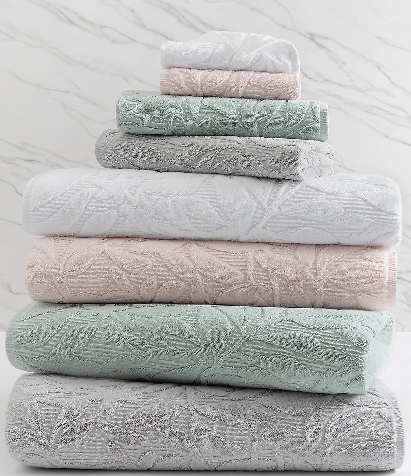 Kassatex Magnolia Esme Turkish Cotton Bath Towels