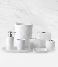 Kassatex Montecito Collection Resin Wastebasket
