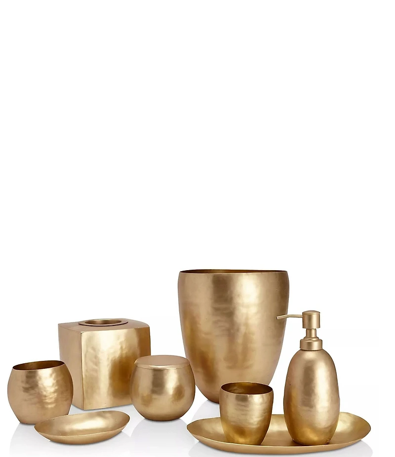 Kassatex Nile Hammered Brass Soap Dish