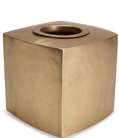 Kassatex Nile Hammered Brass Tissue Holder