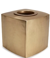 Kassatex Nile Hammered Brass Tissue Holder