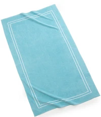 Kassatex Amalfi Embroidered Framed Turkish Cotton Beach Towel