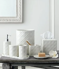 Kassatex Rattan Wastebasket